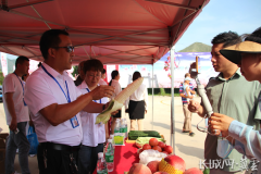 2022年顺平县农特产品产销对接项目第二届河口乡桃王争霸赛成功举行